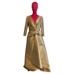 Alberta Ferretti Golden Dress