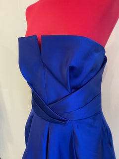 Robe bleue Alberta Ferretti