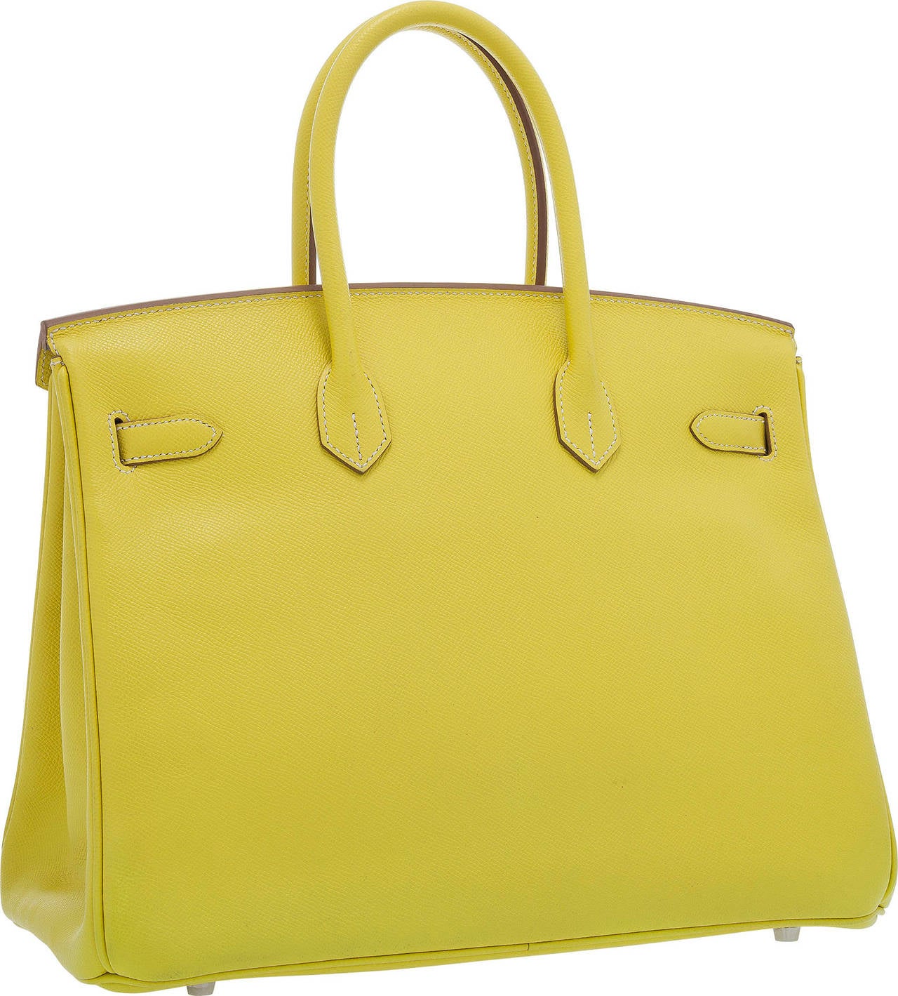 Hermes Limited Edition Candy 35cm Lime Epsom Birkin with Palladium ...