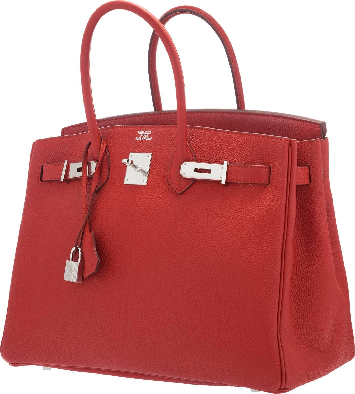 The Birkin is one of the most sought after bags in history. Designed for Jane Birkin in the 1980's, the Birkin has maintained its elegance and allure. Due to its unsurpassed functionality, quality, lasting value, and practicality, the Birkin could