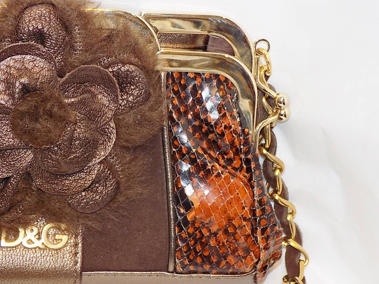 Women's Dolce & Gabbana  small Evening  Clutch - cross body bag -  belt wallet