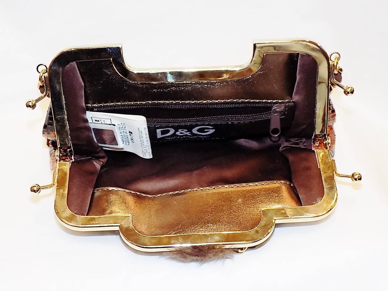 Dolce & Gabbana  small Evening  Clutch - cross body bag -  belt wallet 2