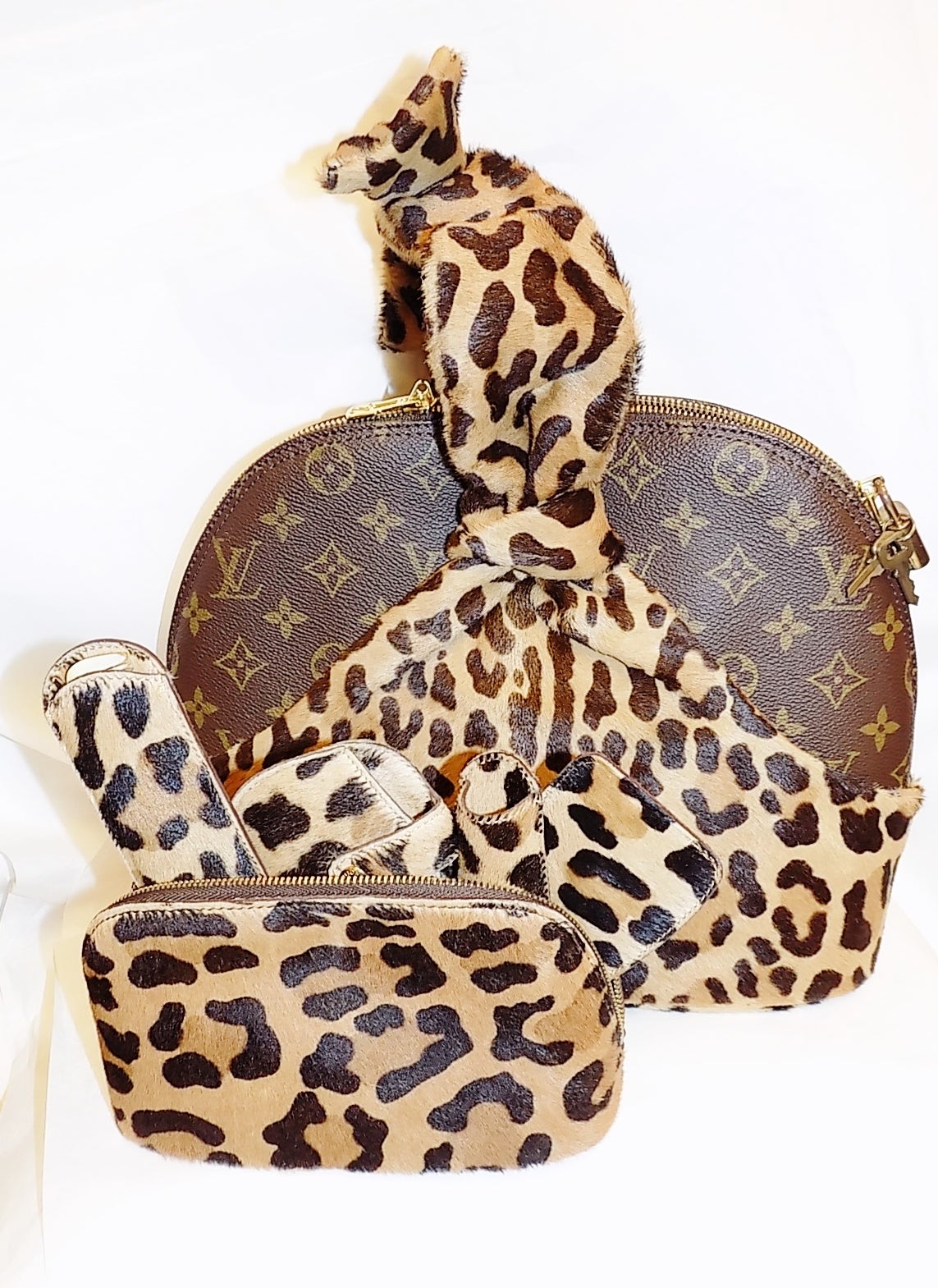 Louis Vuitton Alma Alaia Leopard Limited Edition Bag New with Accessories at 1stdibs