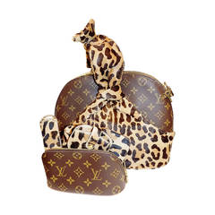 Louis Vuitton Alma  Alaia Leopard Limited Edition Bag New with Accessories