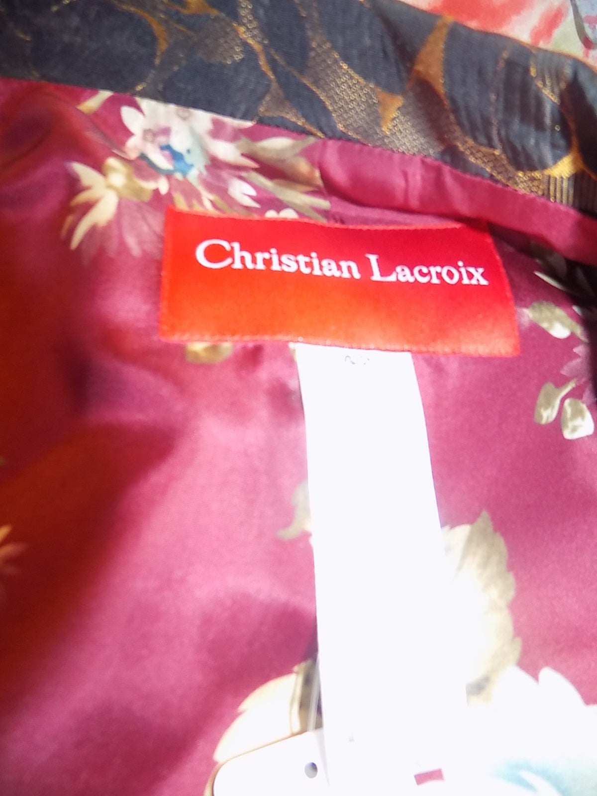 Christian Lacriox silk mazing skirt suit with incredible details For Sale 5