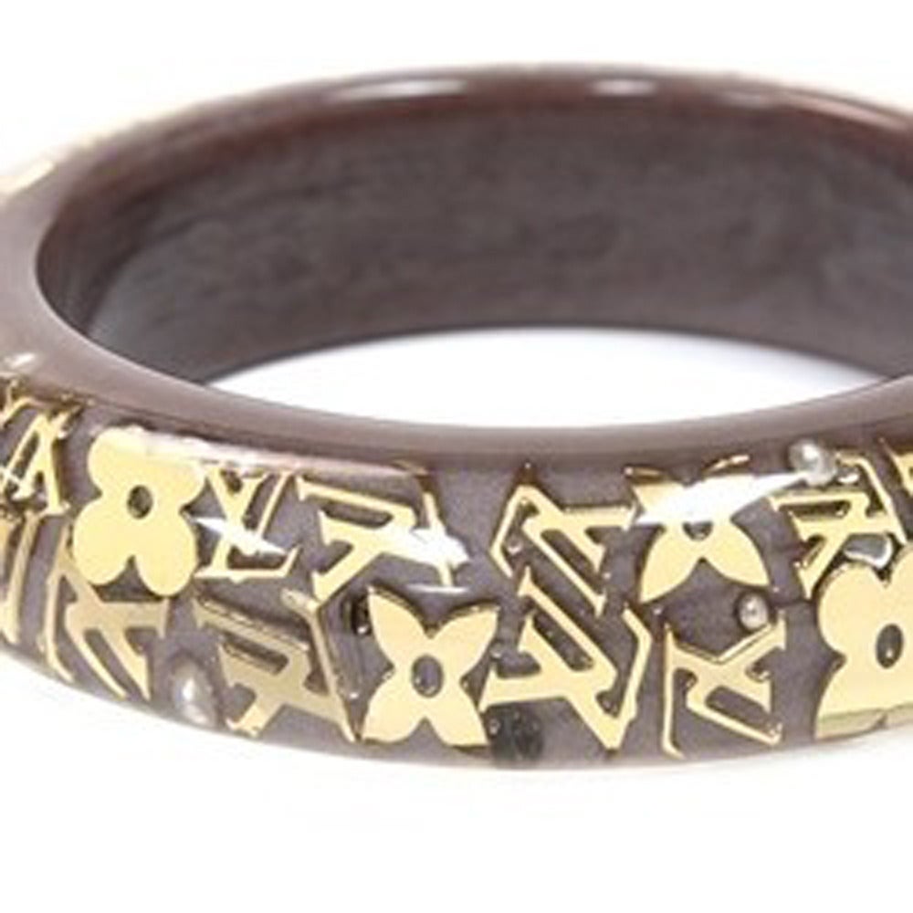 Louis Vuitton inclusion bangle bracelet anf Ring set
