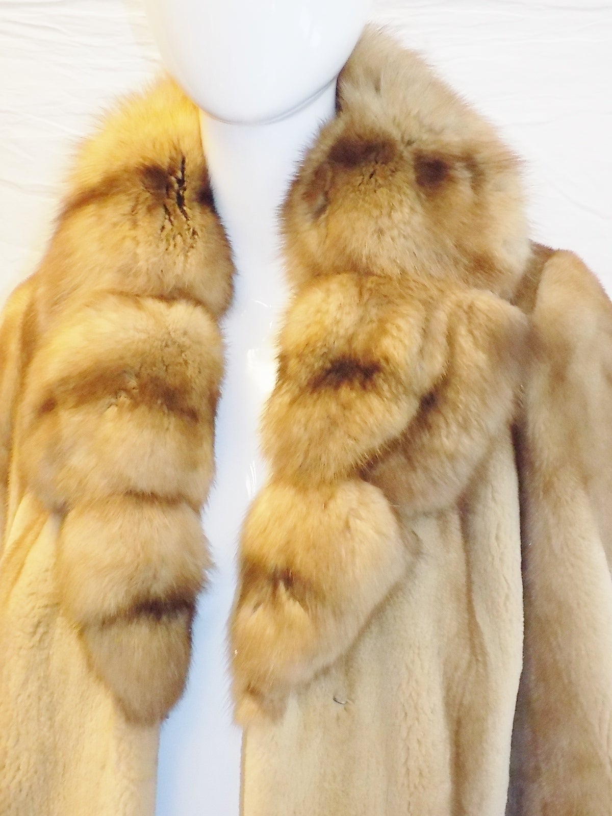 Golden Russian  Sable  Spectacular Saga Furs Royal duster coat For Sale 3