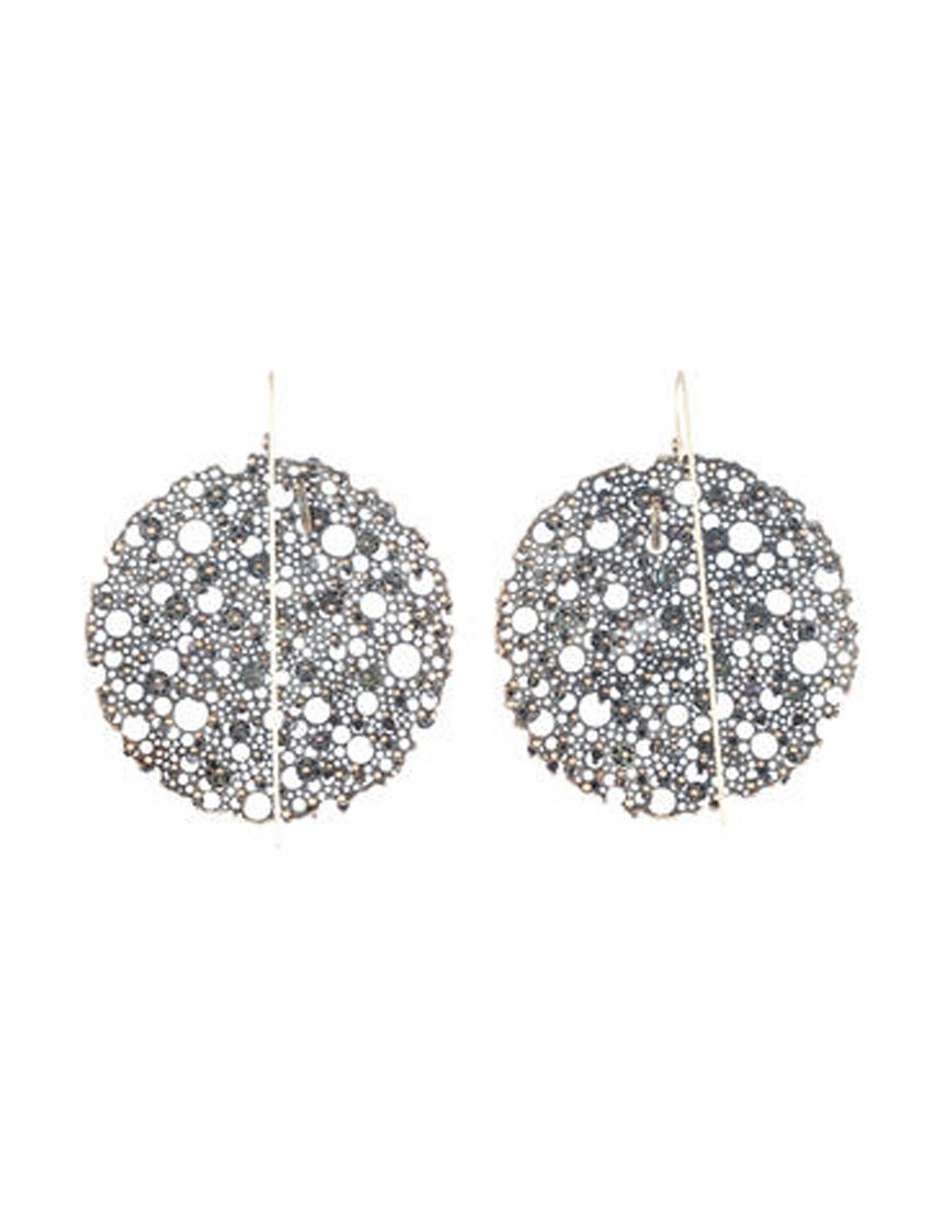 ted muehling queen anne's lace earrings