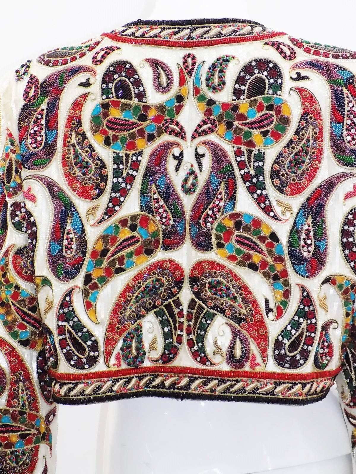 One Of A kind Bill Blass Beaded 