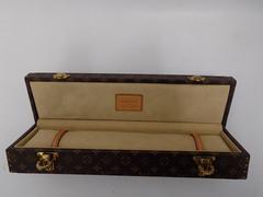 Louis Vuitton  Vintage Monogram  hard sided Jewelry/ Watch Trunk Case