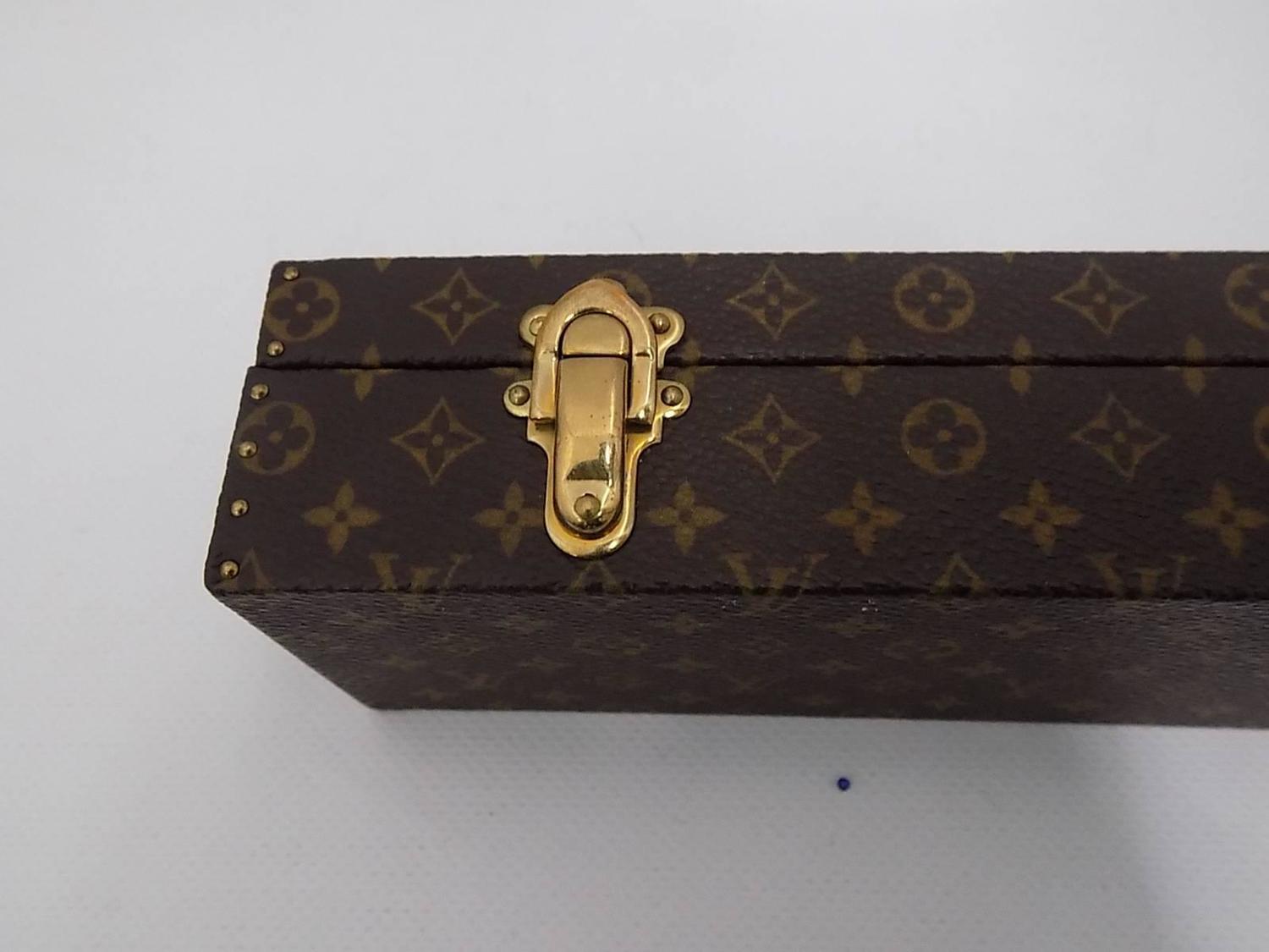 Louis Vuitton Vintage Monogram hard sided Jewelry/ Watch Trunk Case at 1stdibs