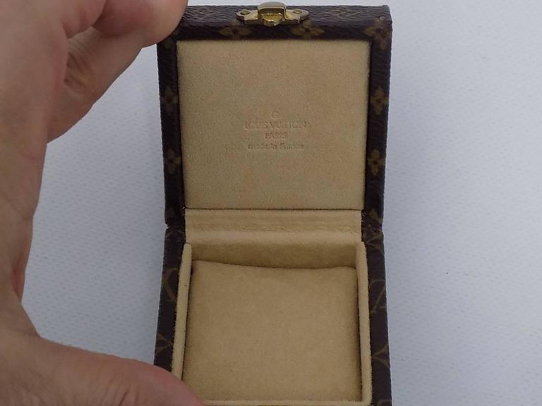 LOUIS VUITTON Monogram Ring Box Mini Trunk Case 73839