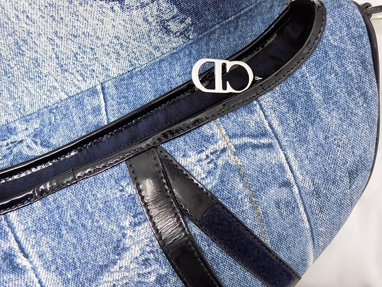 Women's Limited Edition Miss Diorella Denim Saddle Bag