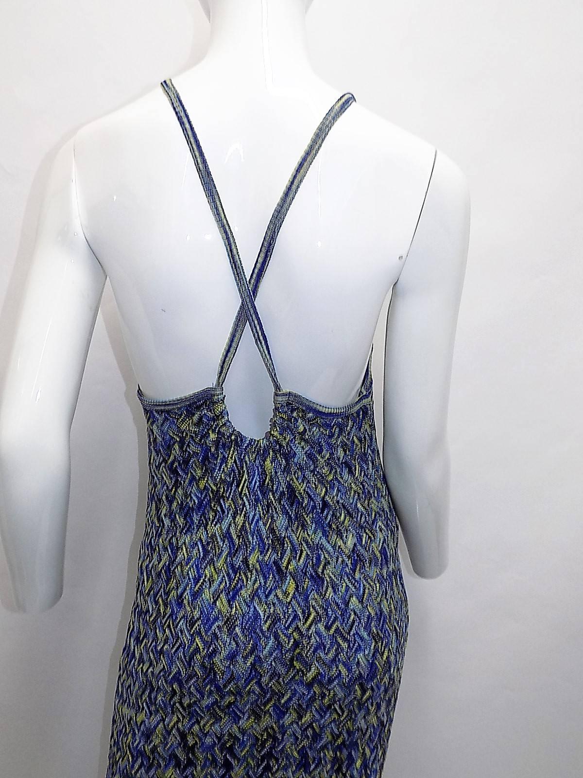 Women's  Missoni maxi vintage knit dress 