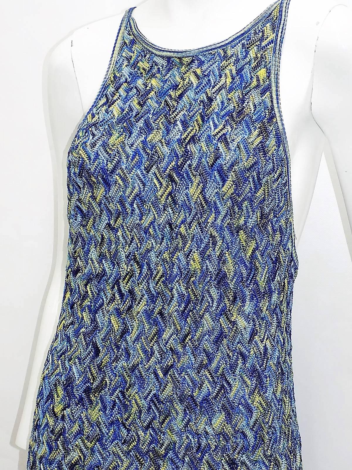 Missoni maxi vintage knit dress  1