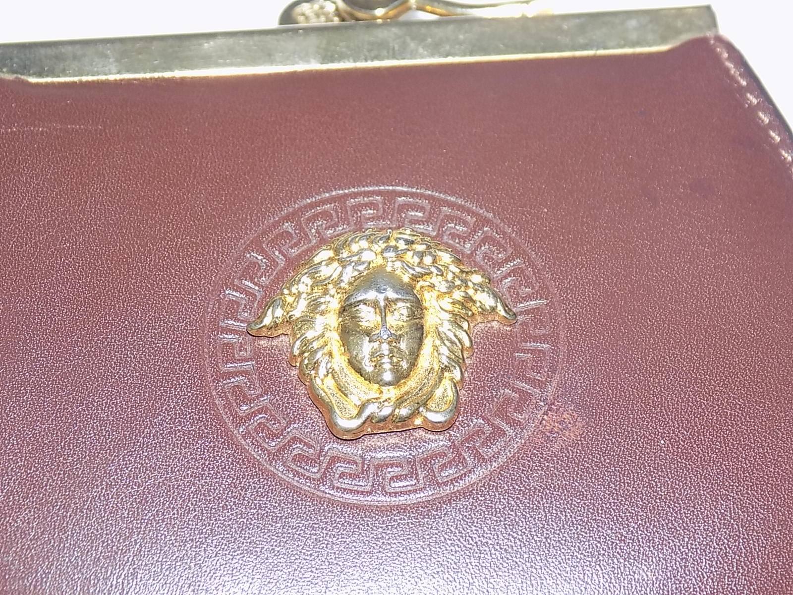 Women's or Men's Gianni Versace  Vintage  Change  wallet  with Medusa 