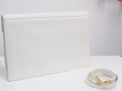 STUART WEITZMAN Art deco  vintage envelope clutch bag with shoulder strap