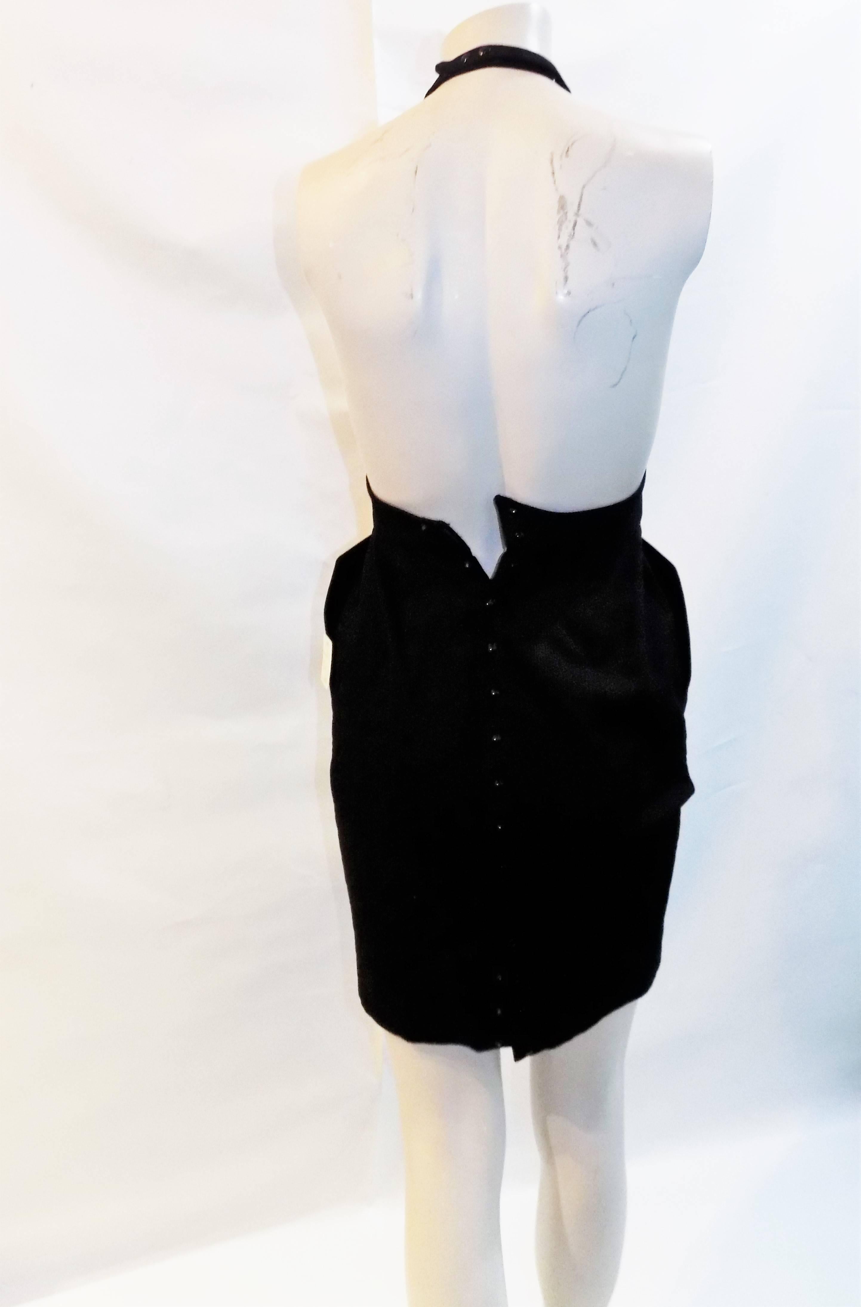 Spectacular Therry Mugler Halter  dress In Excellent Condition In New York, NY