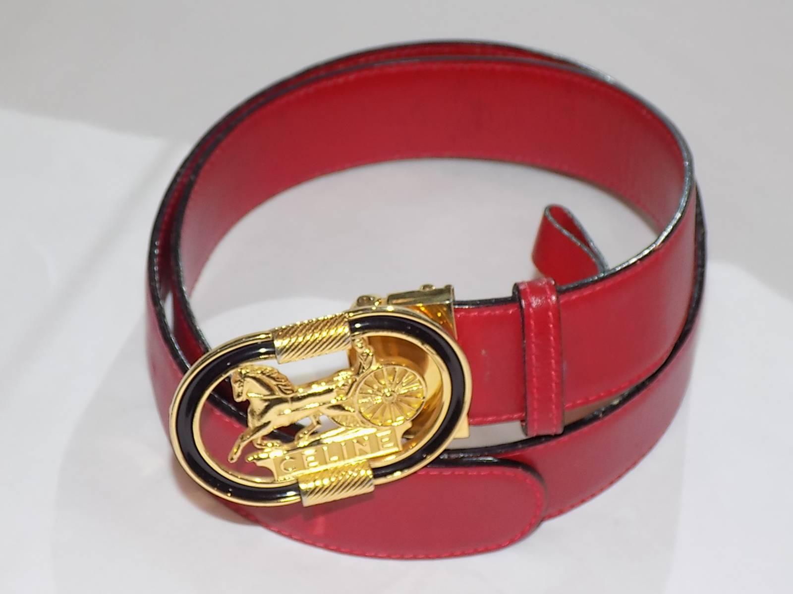 celine vintage belt
