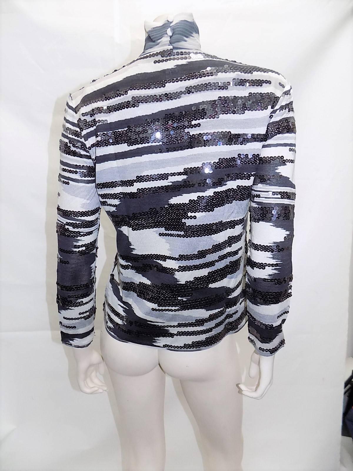 Women's Missoni beaded  silk knit sweater set For Sale