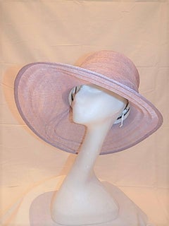 Couture Inc spectacular  lavender silk  hat  !!!