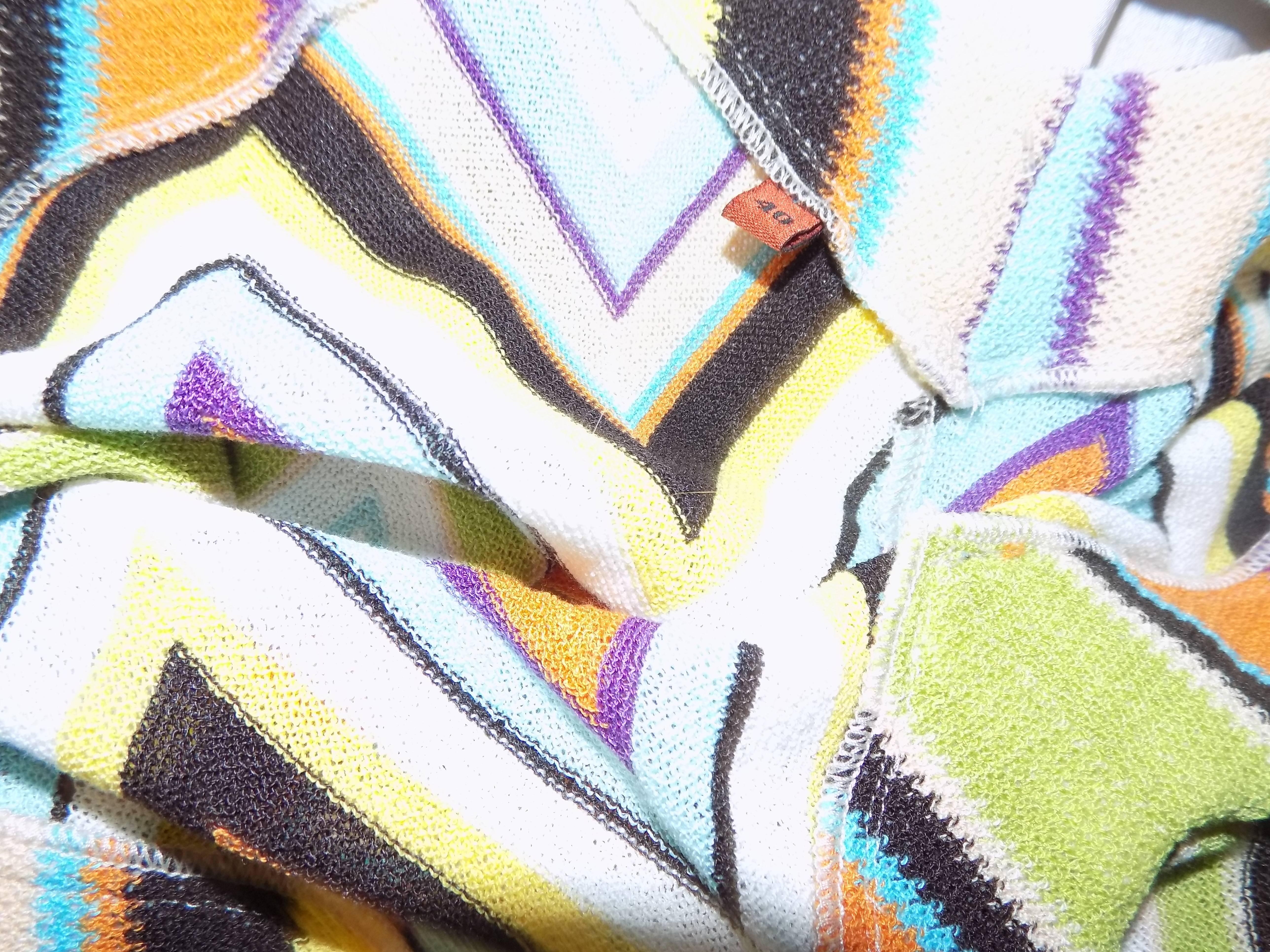 Missoni Vintage zig zag dress In Excellent Condition In New York, NY