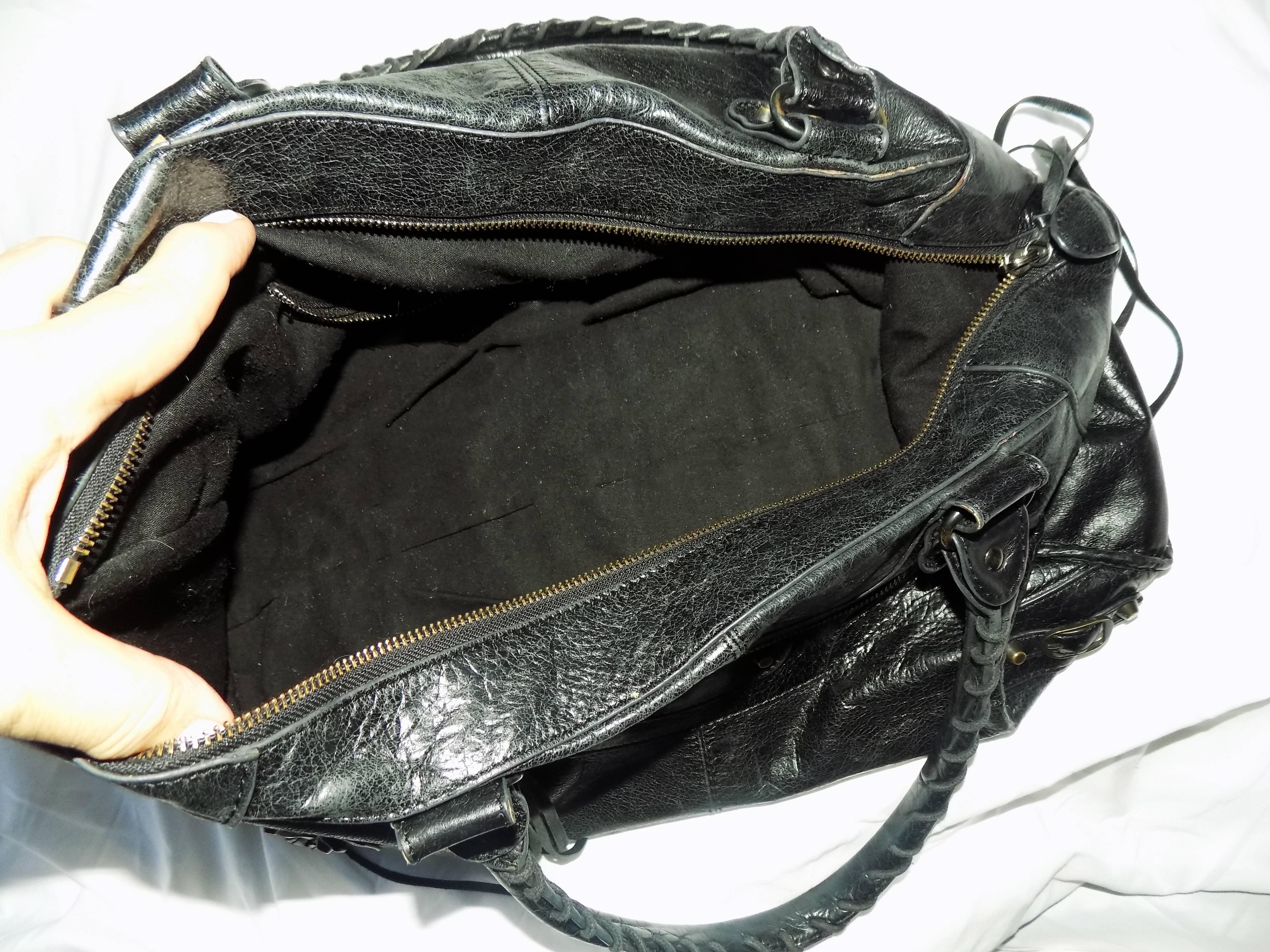  Balenciaga Moto Citi Black Satchel bag  3