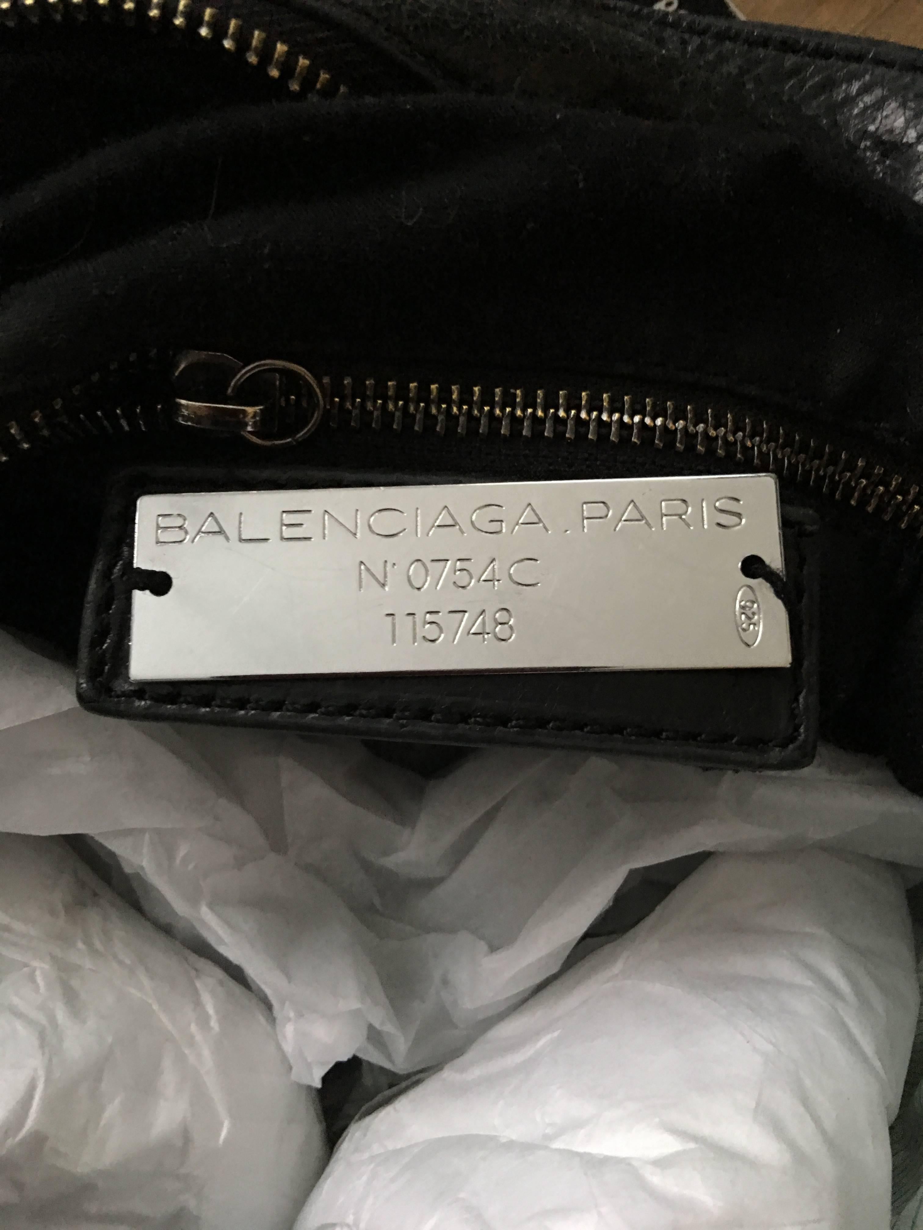  Balenciaga Moto Citi Black Satchel bag  5