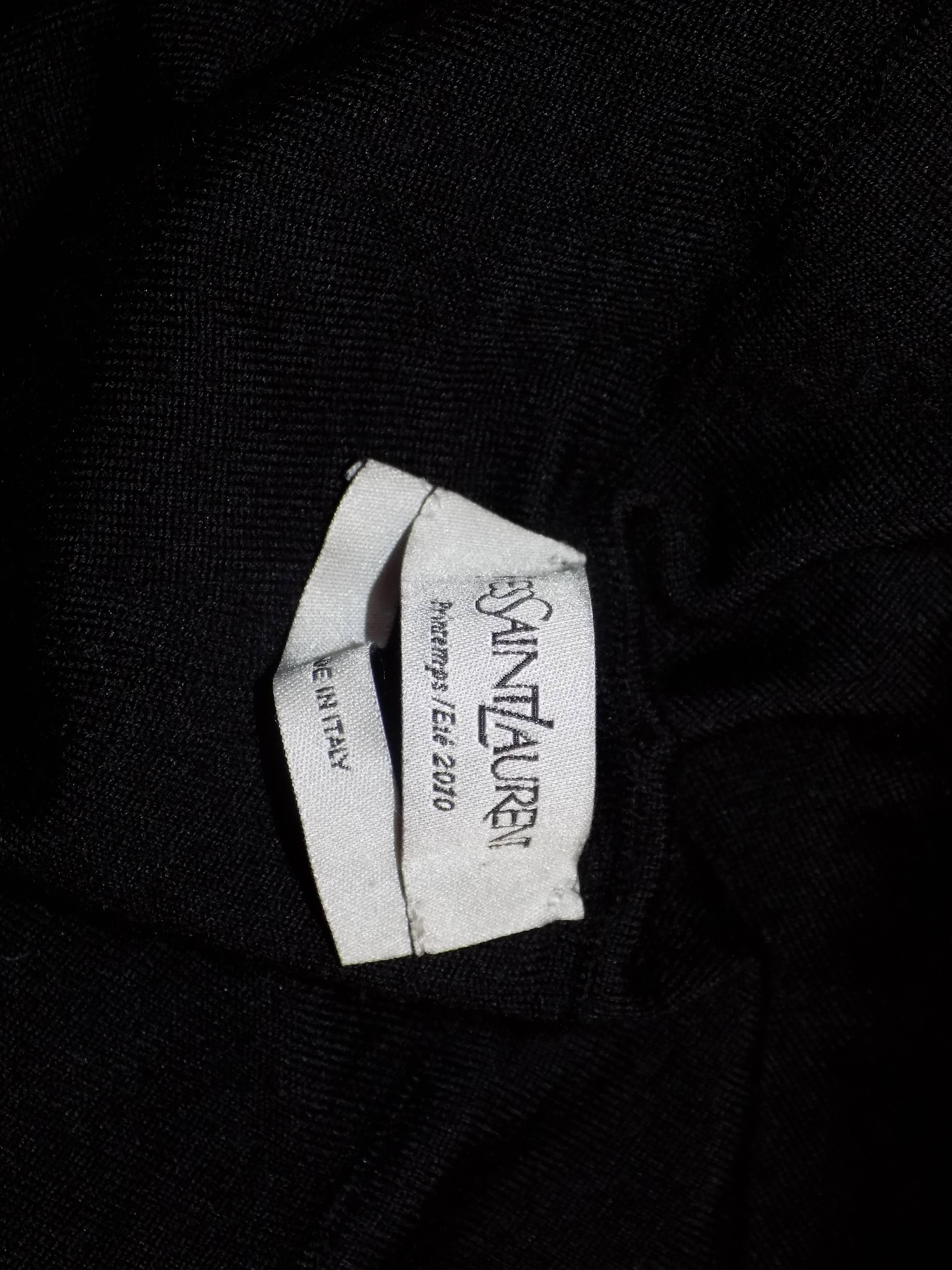  Yves Saint Laurent Cashmere and silk strapless maxi dress / skirt, 2010 3