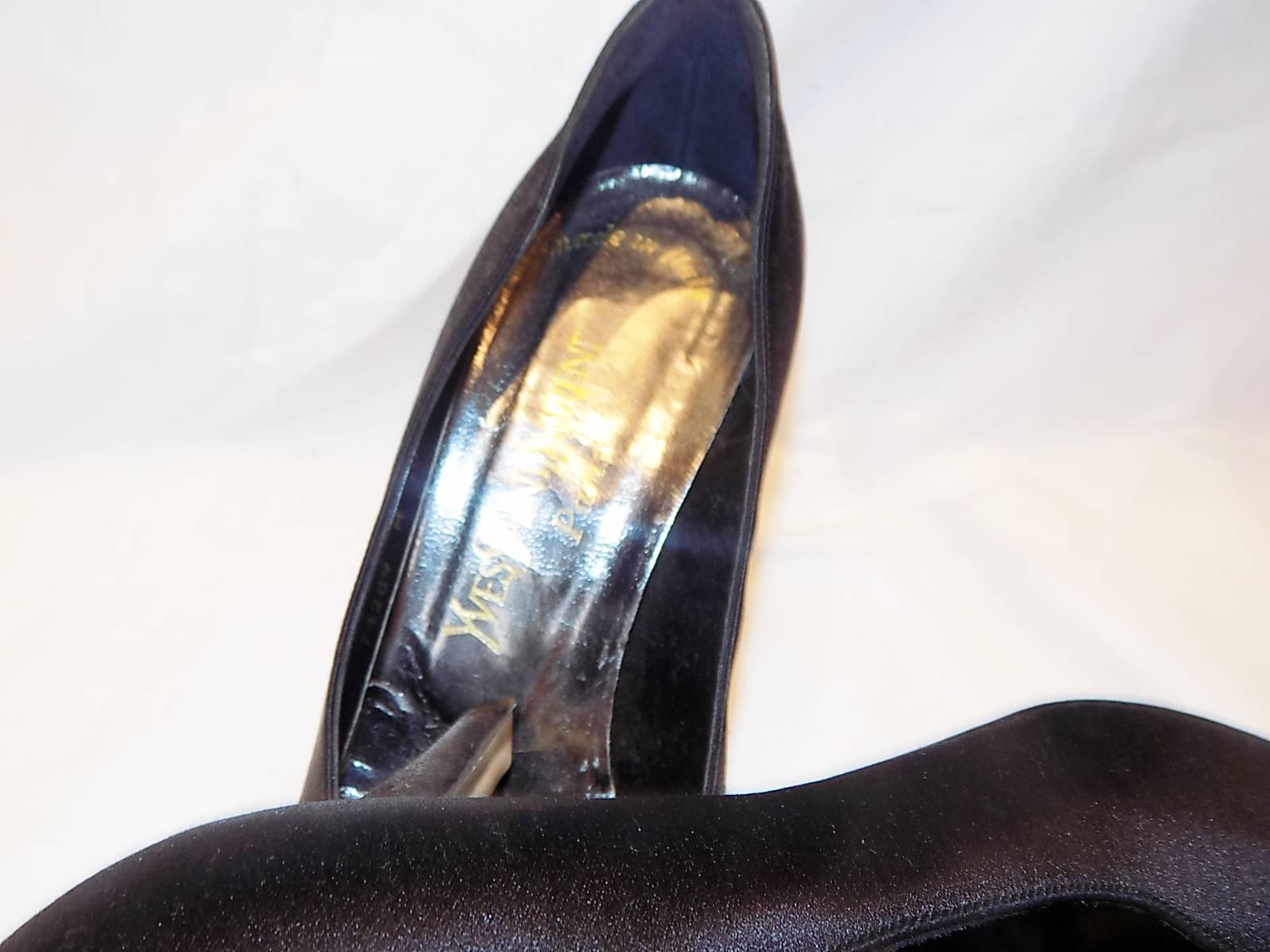 Women's Yves Saint Laurent Vintage New size 10 evening shoes  For Sale