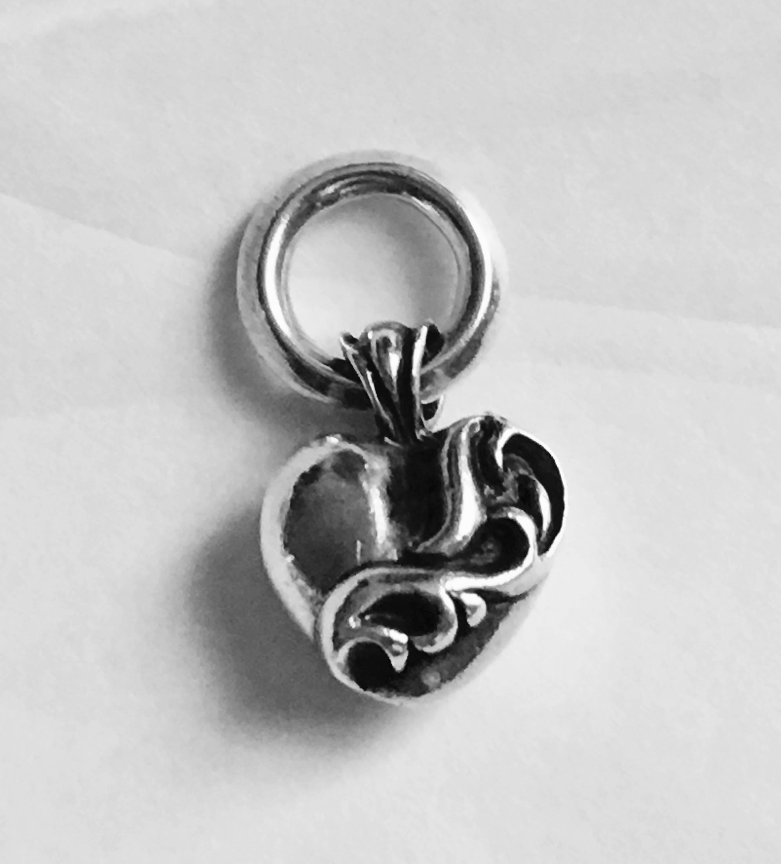 chrome hearts heart charm