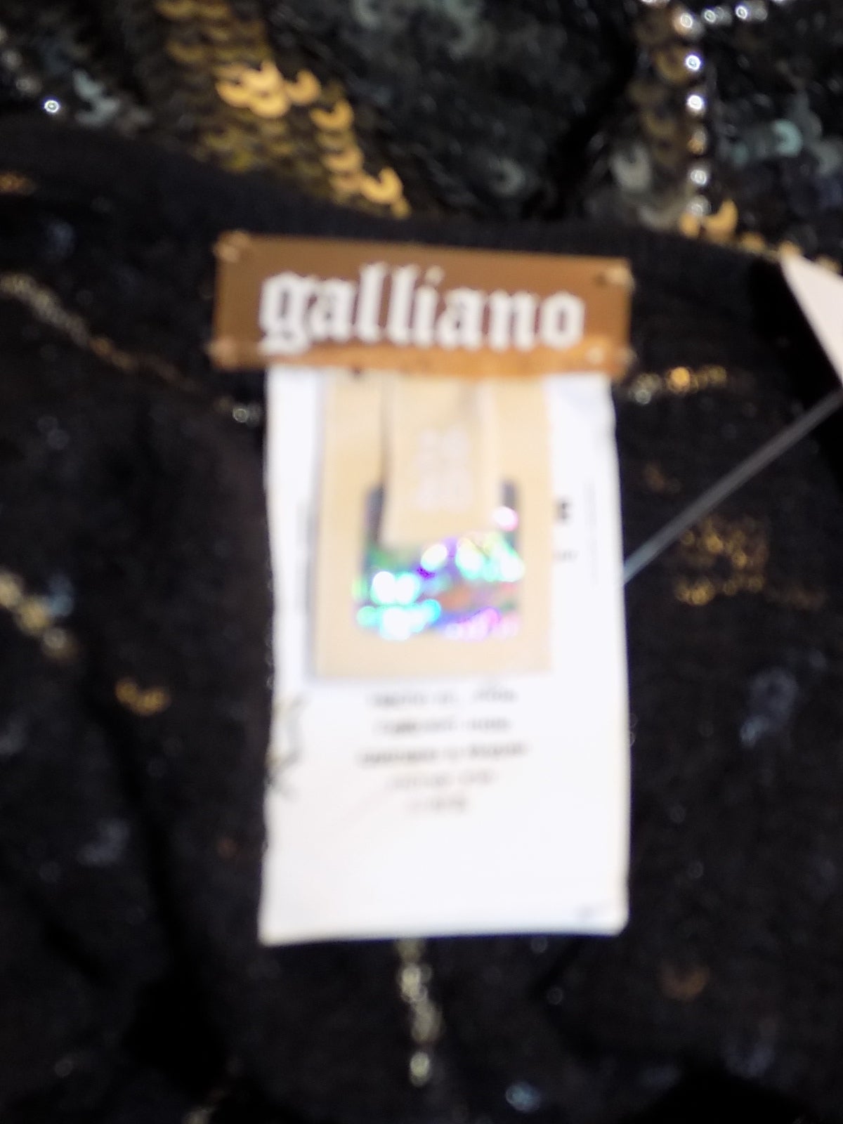 John Galliano  Sexy beaded cocktail dress Gatsby style 1