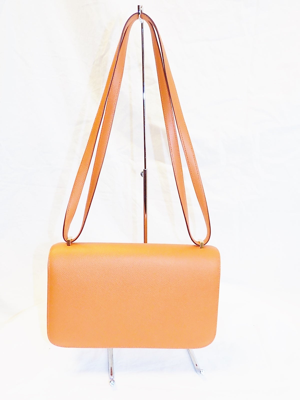 hermes leather bag - Hermes Constance Elan Swift Leather Bag in orange color. NEW! at ...