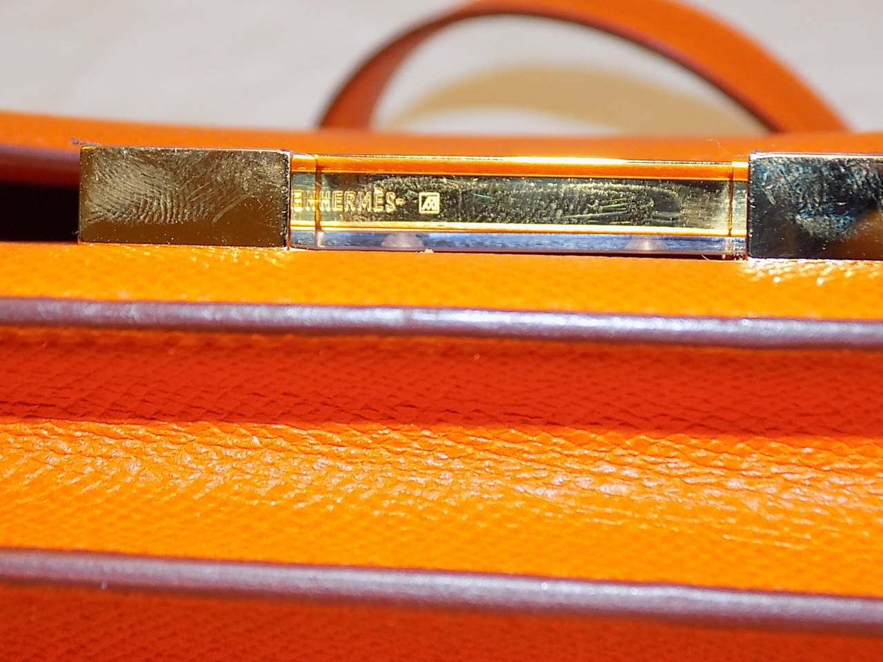 Hermes Constance Elan Swift Leather Bag in orange color. NEW! at ...  