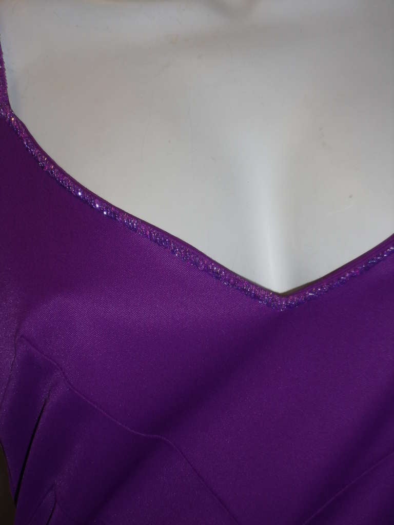 Purple Emilio Pucci purple fitted jersey dress New With Tags