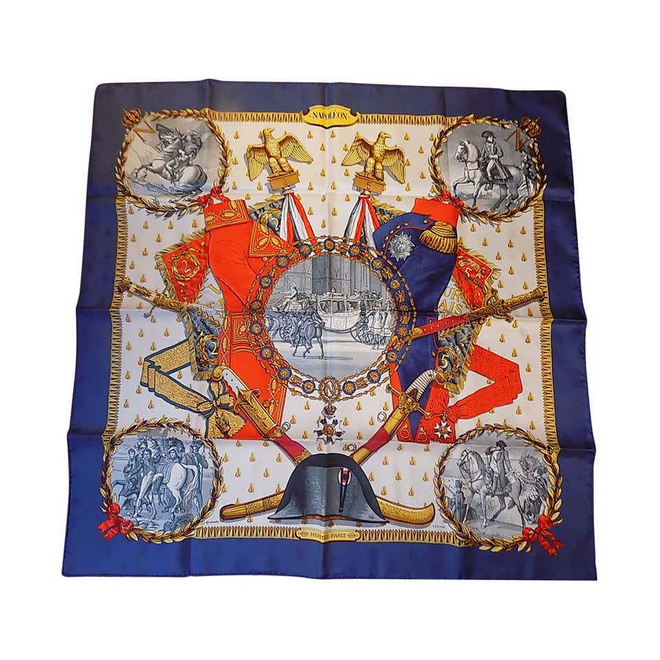 Hermes New In Box Philippe Ledoux’s 1963 Napoleon Scarf at 1stDibs ...