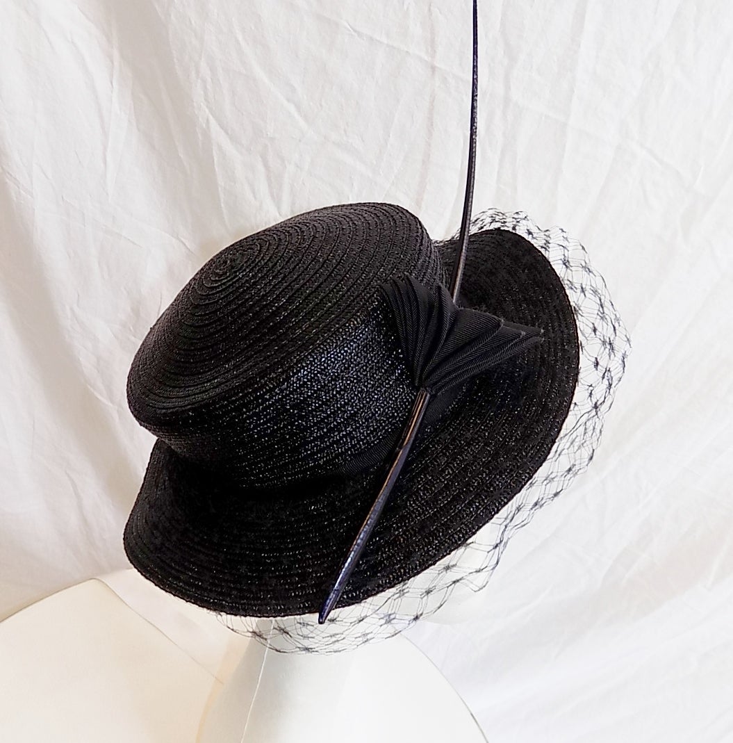 ROYAL milliner Frederick Fox Fabulous Vintage Hat For Sale at 1stDibs ...