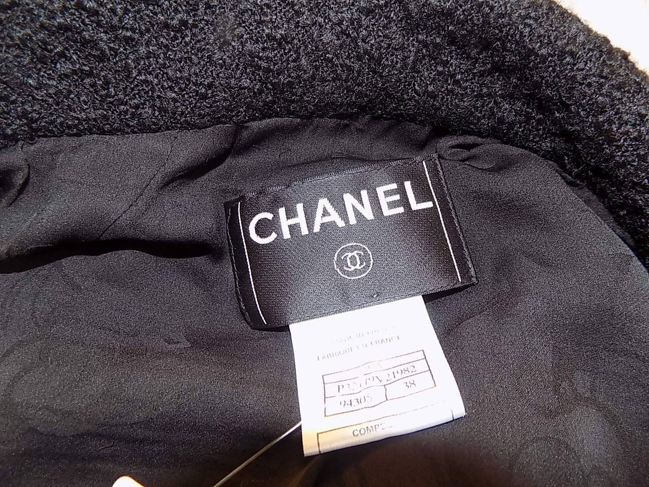 Chanel Most coveted black jacket with metal braids details 4