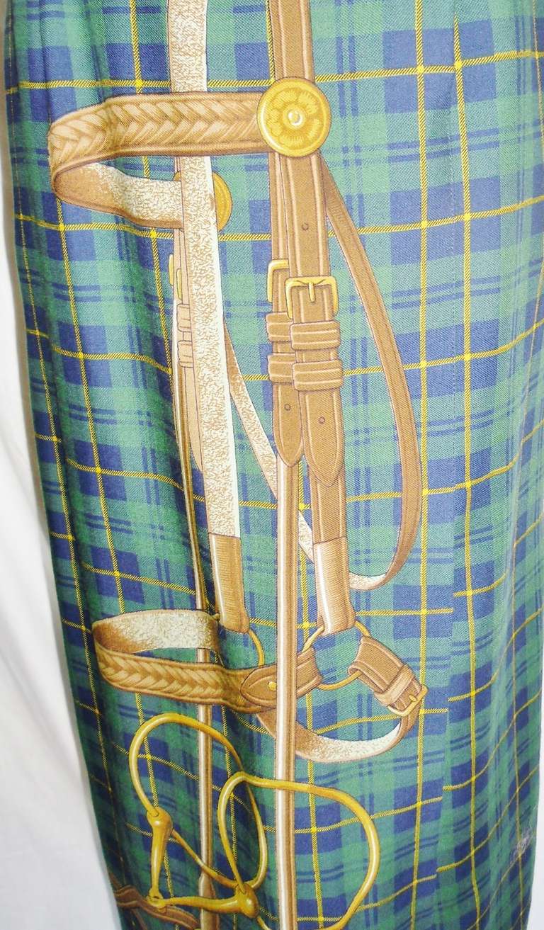 Early 90's Equestrian Ralph Lauren Long Skirt In Excellent Condition In New York, NY
