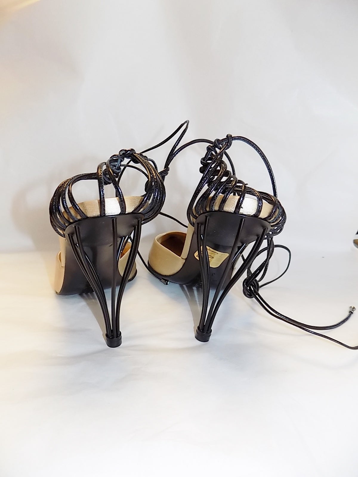Women's Chanel Wire Heel Shoes NEW  Sz 39.5