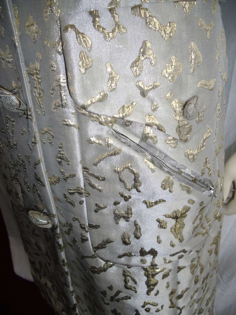 Tuleh Gold  brocade Coat Dress 2