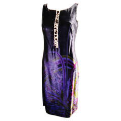 Emilio Pucci's studded printed velvet evening  dress
