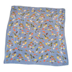Retro Fendi oversized silk scarf shawl Umbrella print