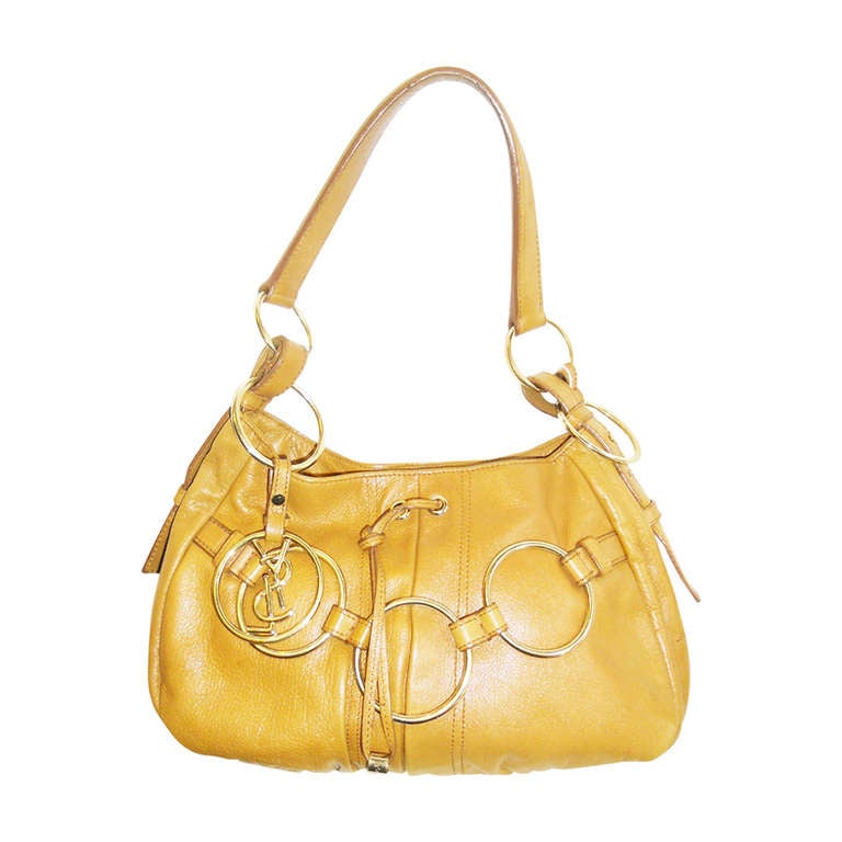 Yves Saint Laurent YSL Ring  bag with pendant