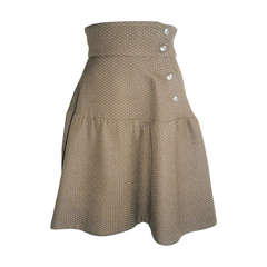 Marni Flounce high waisted wool skirt