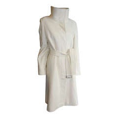 Scandalous Winter white  cashmere Burberry belted Coat
