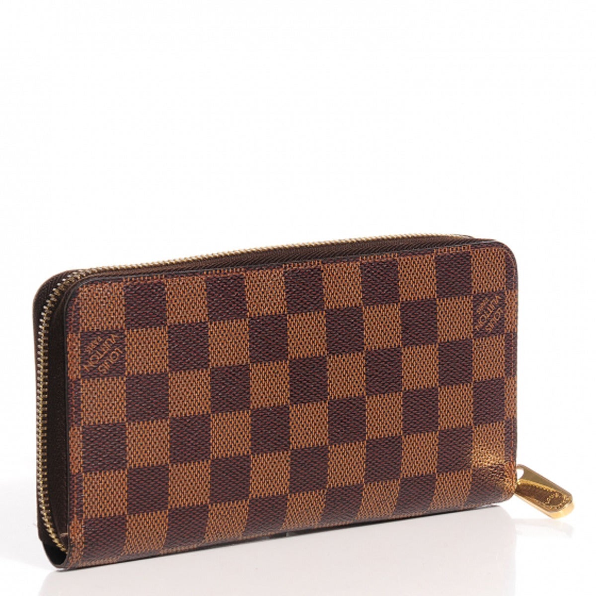Louis Vuitton Zippy  Travel Wallet DAMIER  BROWN Clutch