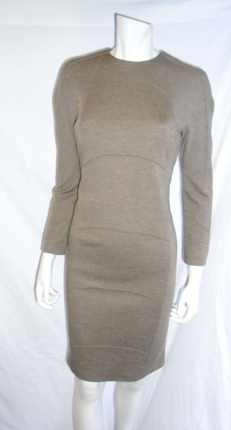 Ralph Rucci Chado pinched jersey dress For Sale at 1stdibs