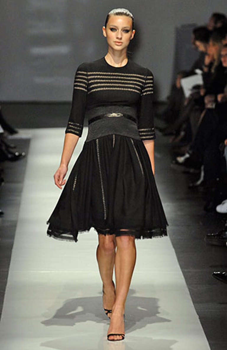 Ralph Rucci Chado Incredibly Beautiful Fall Dress Coll 2008 In New Condition In New York, NY