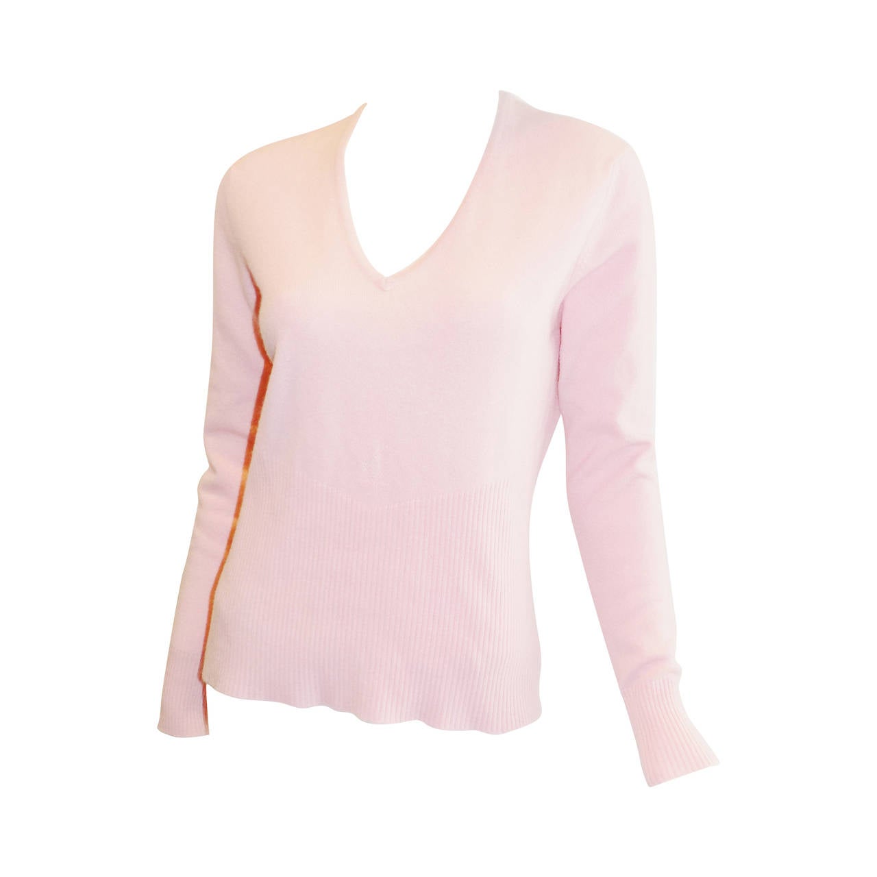 Chanel lite pink cashmere sweater
